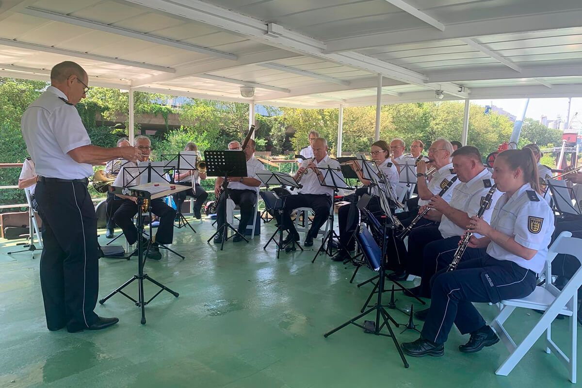 Wiedereröffnung Museumsschiff in Mannheim