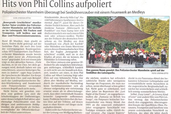 Pressebericht Rheinpfalz vom 29.7.25