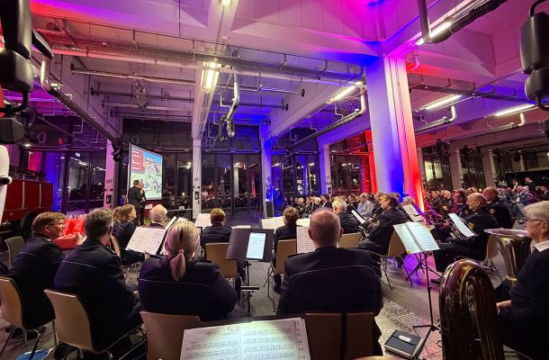 Jubilarehrung der Feuerwehr Mannheim mit musikalischer Umrahmung des Polizeiorchesters