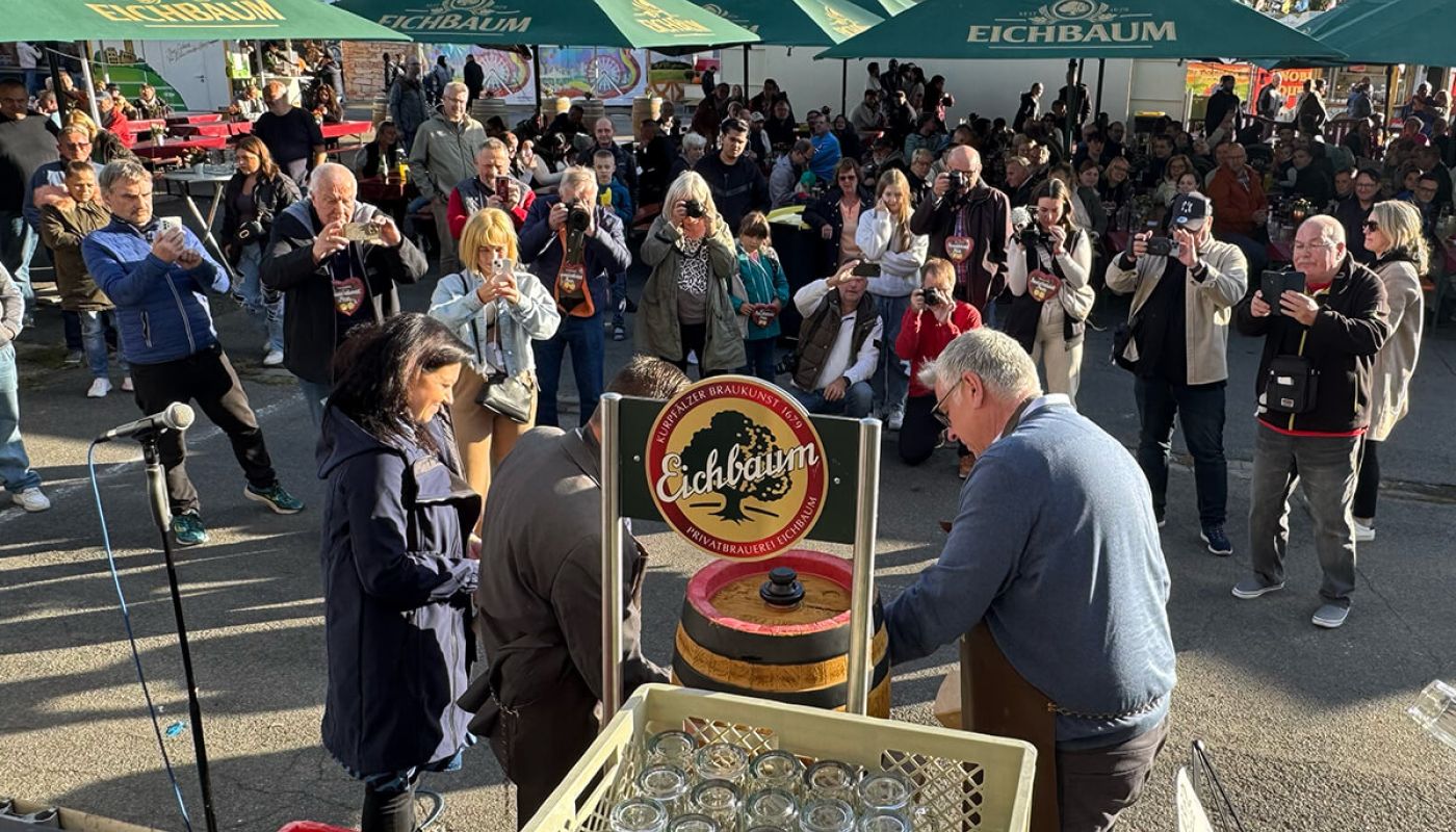 Bild von der Oktobermess Mannheim am 28. September 2024