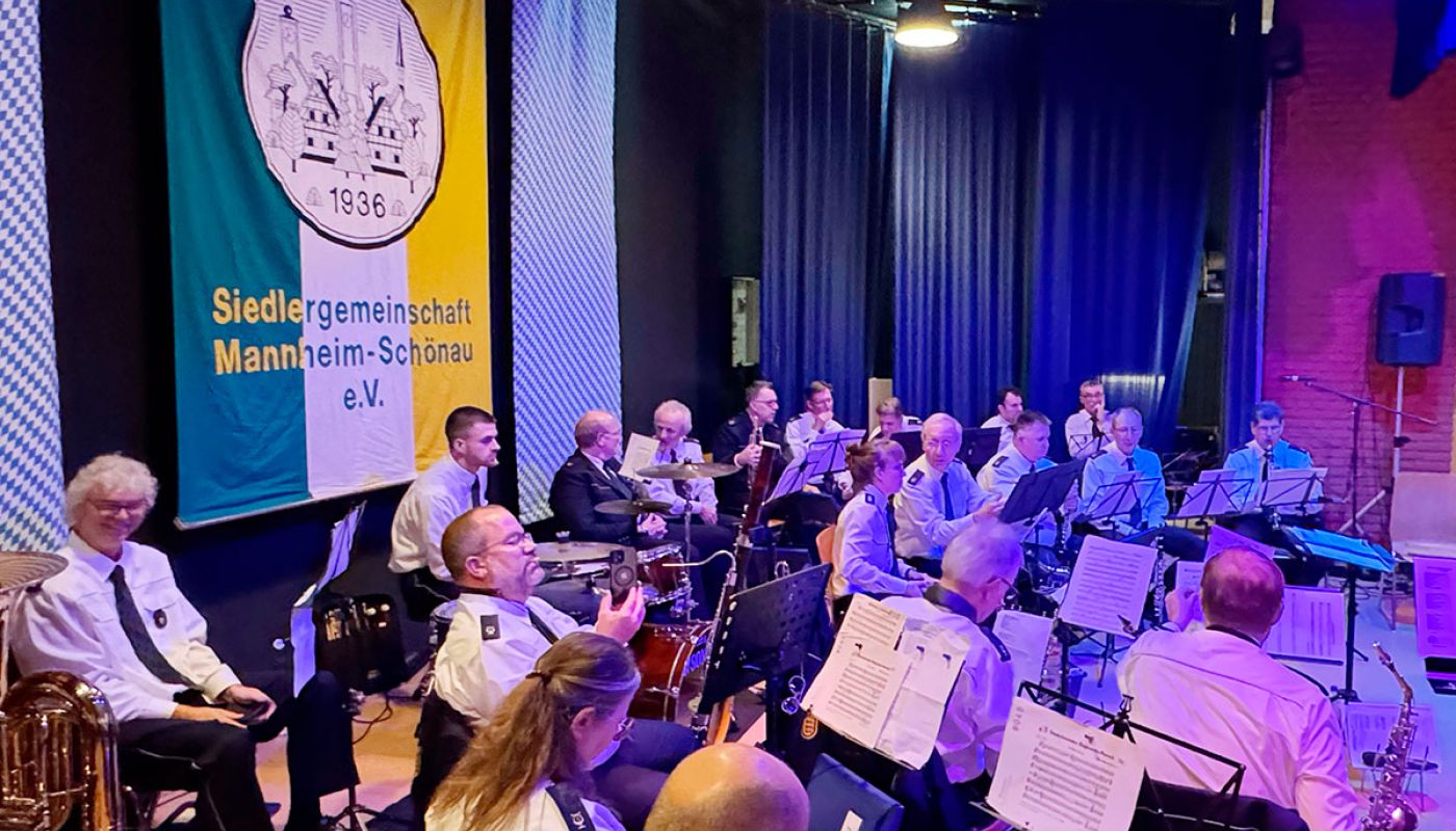 Bild vom Auftritt beim Oktoberfest 2024 bei der Siedlergemeinschaft Mannheim-Schönau e.V.