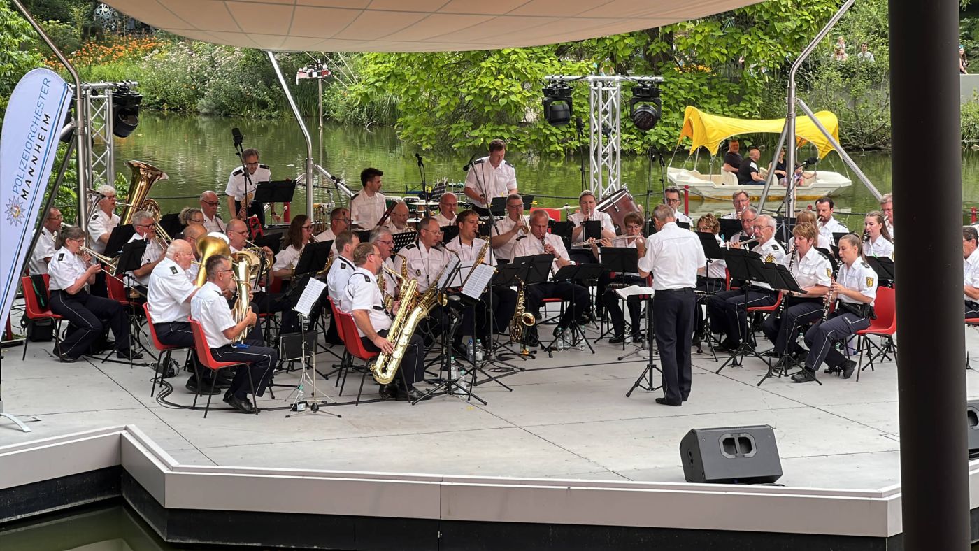 Seebühnenkonzert im Luisenpark – eine gelungene Premiere