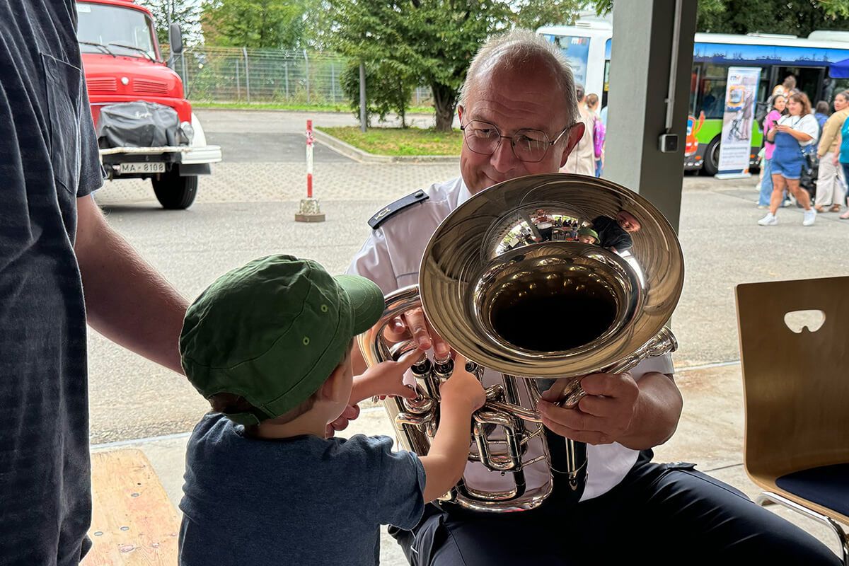 Gut besucht - Tag der offenen Tür bei der Polizei Mannheim