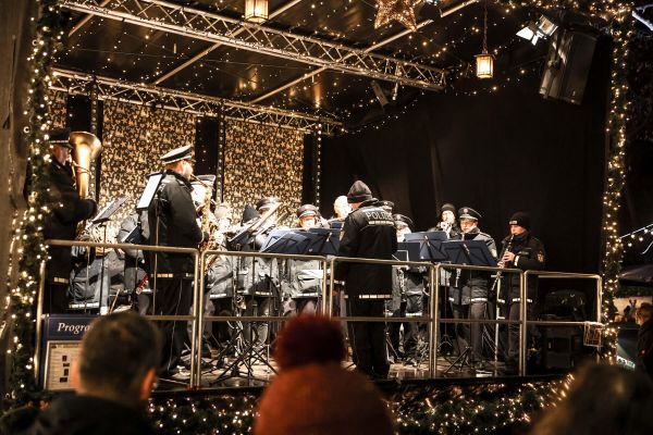 Weihnachtliche Klänge auf dem Mannheimer Weihnachtsmarkt 2025