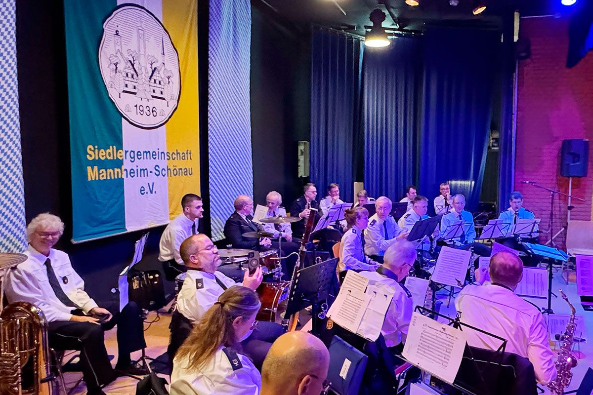 Bild vom Auftritt beim Oktoberfest 2024 bei der Siedlergemeinschaft Mannheim-Schönau e.V.