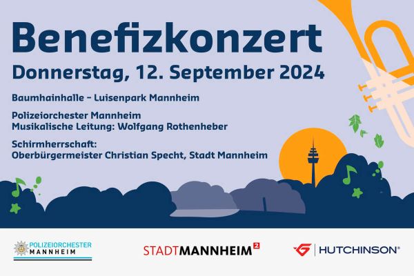 Benefizkonzert Baumhainhalle - Luisenpark Mannheim