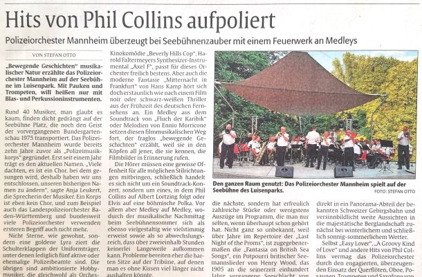 Pressebericht Rheinpfalz vom 29.7.25