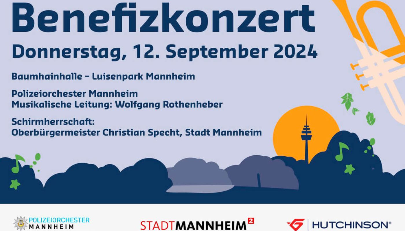 Benefizkonzert Baumhainhalle - Luisenpark Mannheim